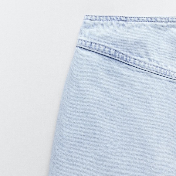Zara denim high waisted mini skirt - Picture 6 of 6